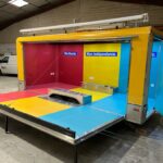 Personnalisation de la remorque podium
