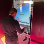 Démonstration de la borne tactile